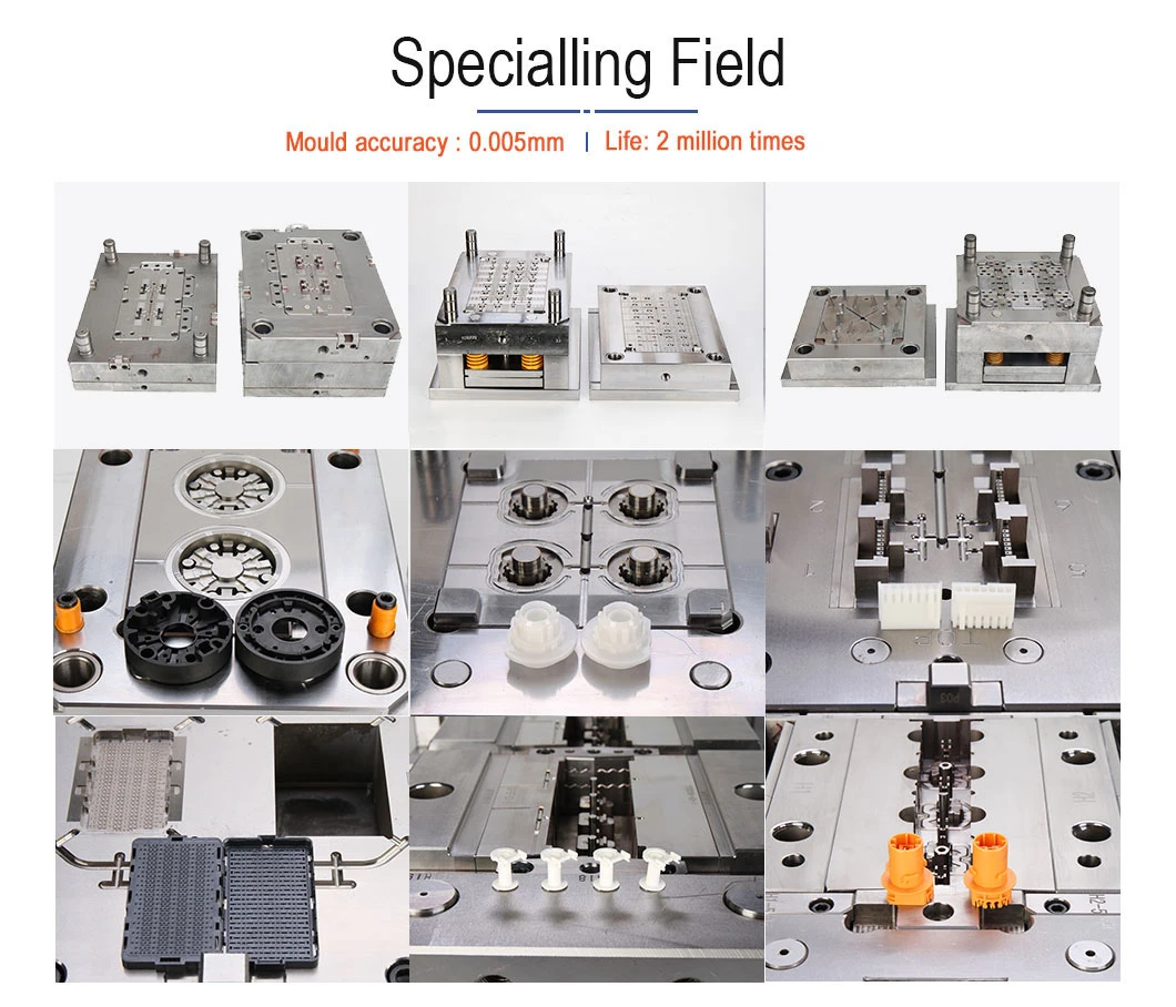 Perfluoroalkoxy Alkane High Precision Plastic Injection Mold with Special Bearing Grades